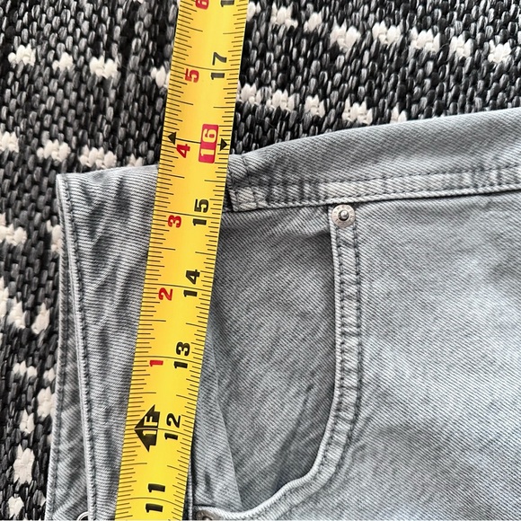 Anthropologie Unpublished NOEMI Light Gray Wide Leg Relaxed Jeans 29 - Picture 11 of 15